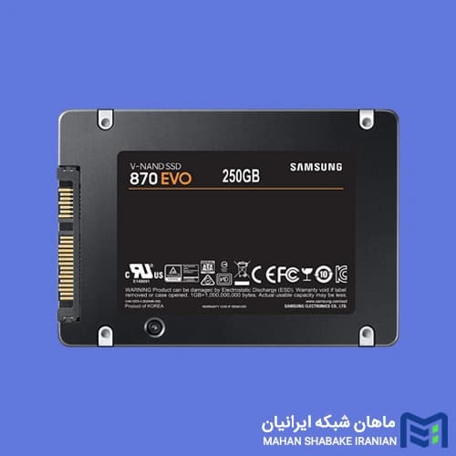 اس اس دی سامسونگ مدل 870 Evo ظرفیت 250 گیگابایت — تصویر ۳