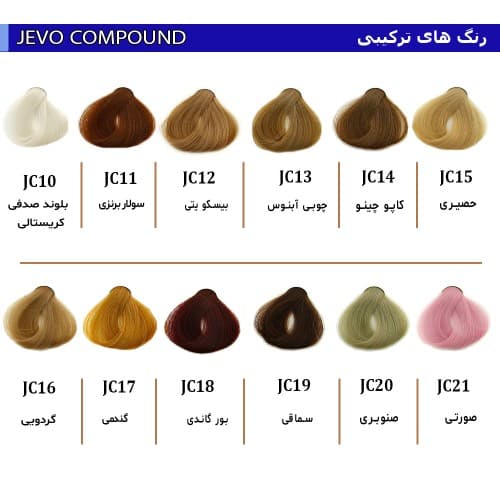 رنگ مو جوو بلوند صدفی کریستالی شماره (JC10) — تصویر ۱۰