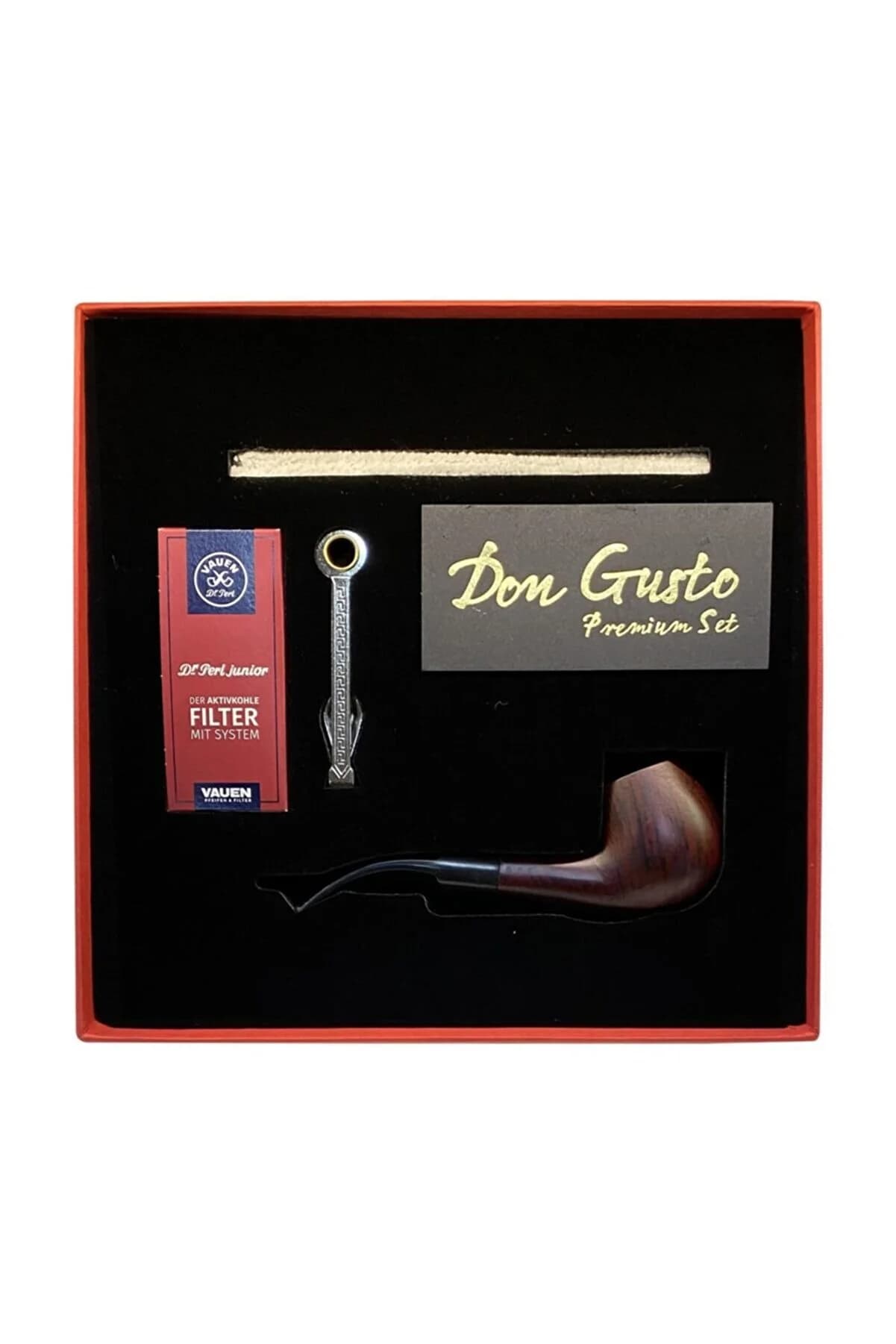 ست پیپ دن گوستو Don Gusto Pipe set Bordo 15719 — تصویر ۲