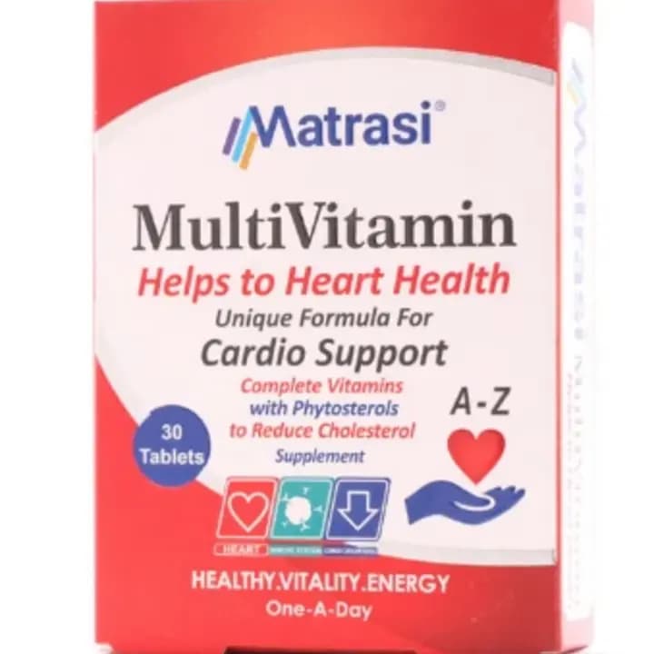 مولتی ویتامین کاردیو ماتراسی 30 عددی
