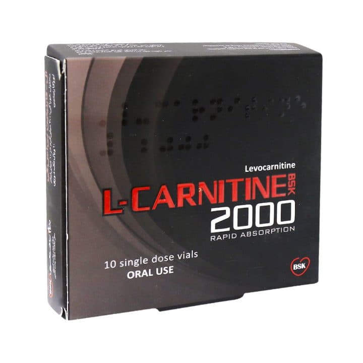 ویال خوراکی ال کارنیتین 2000 بی اس کی 10 عدد