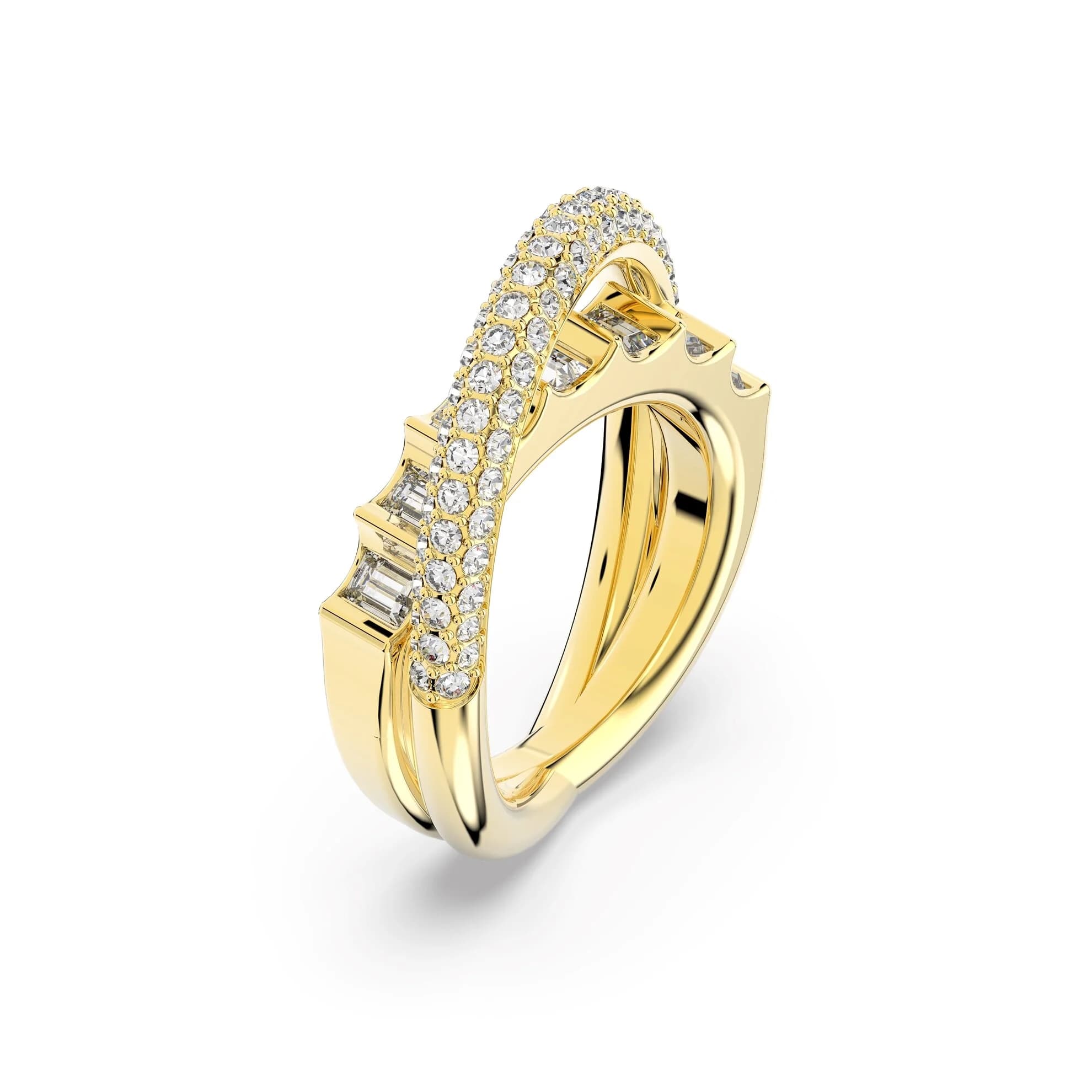 انگشتر سفید سواروسکی اورجینال Swarovski Rota cocktail ring — تصویر ۵