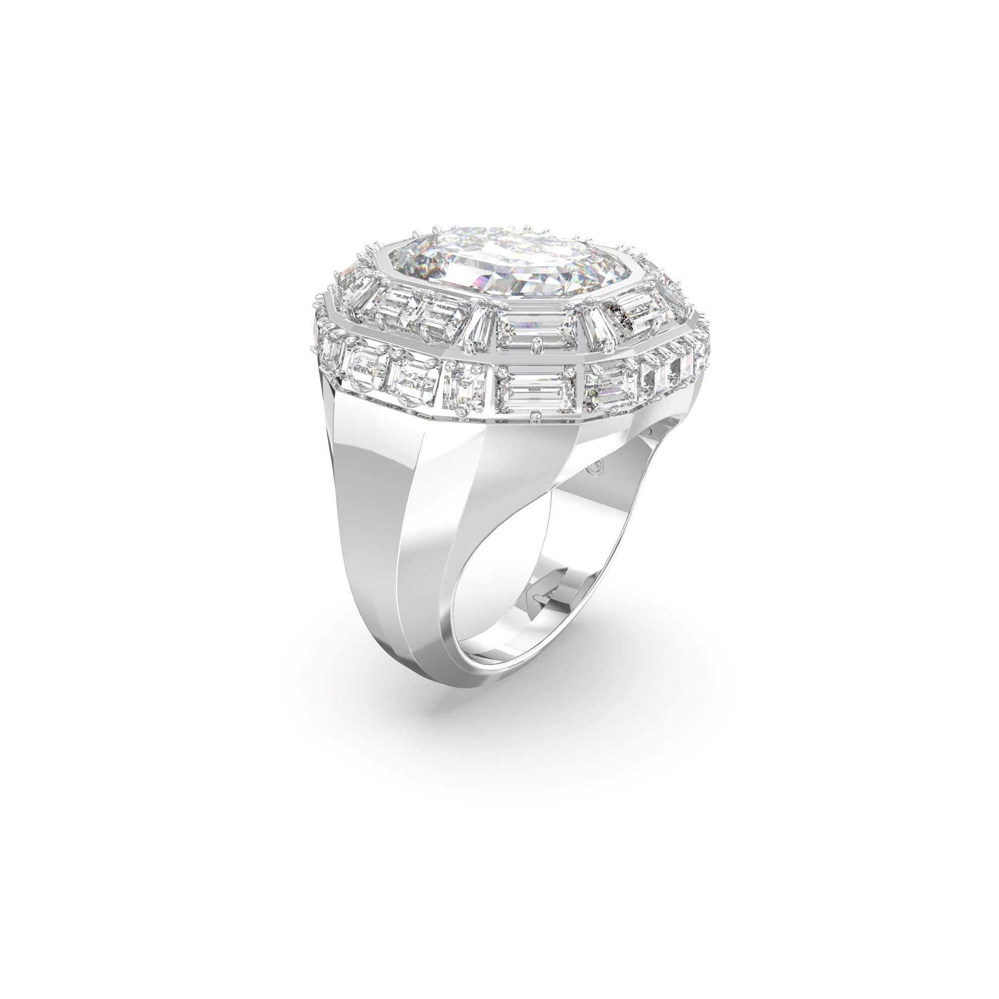 انگشتر سفید سواروسکی اورجینال Swarovski Mesmera Kokteyl Yüzüğü — تصویر ۶