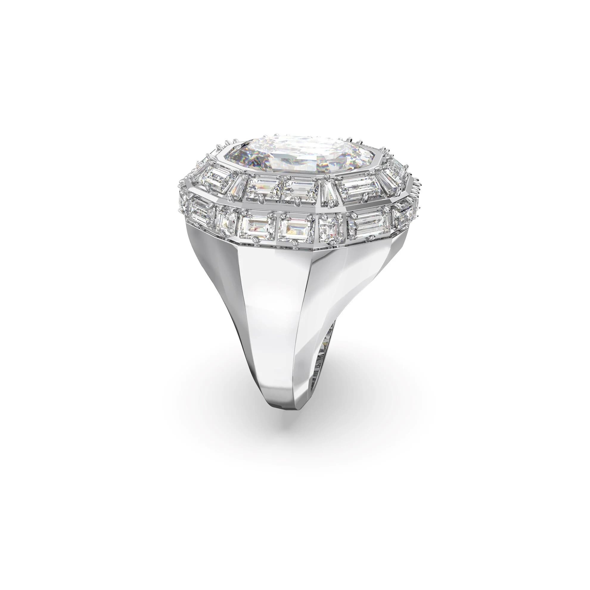 انگشتر سفید سواروسکی اورجینال Swarovski Mesmera Kokteyl Yüzüğü — تصویر ۴