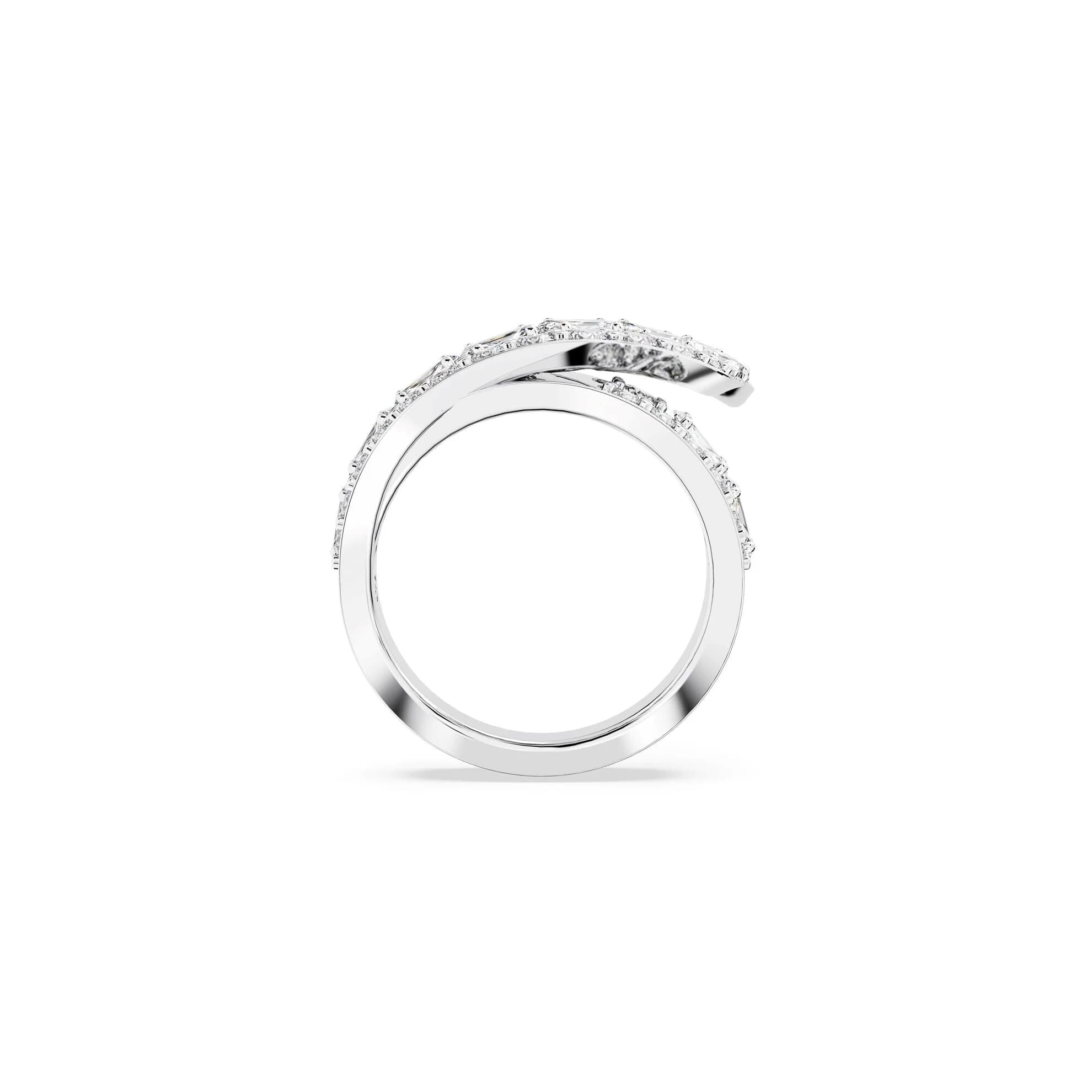 انگشتر سفید سواروسکی اورجینال Swarovski Hyperbola Kokteyl Yüzüğü — تصویر ۵
