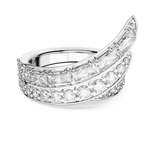 انگشتر سفید سواروسکی اورجینال Swarovski Hyperbola Kokteyl Yüzüğü