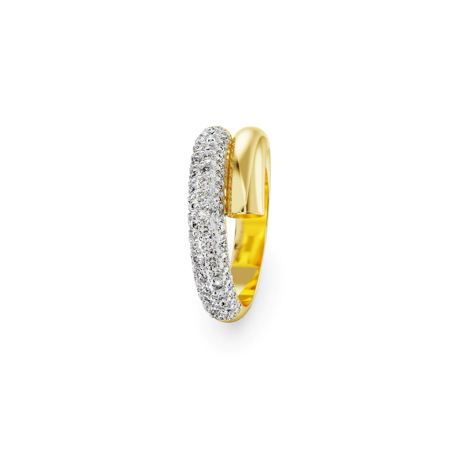 انگشتر طلایی سواروسکی اورجینال Swarovski Dextera Kokteyl Yüzüğü — تصویر ۴