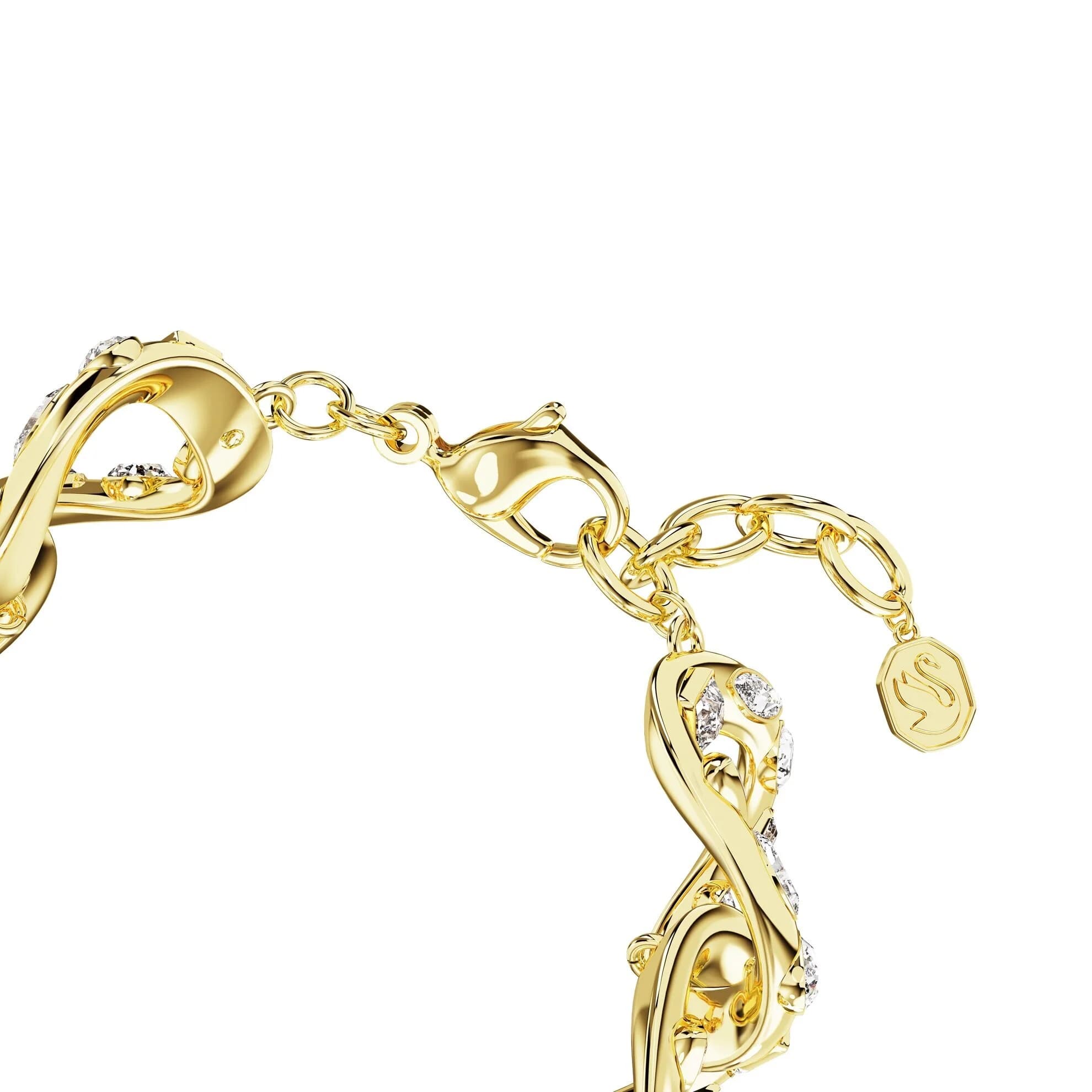 دستبند طلایی سواروسکی اورجینال Swarovski Dextera Bileklik 5666027 — تصویر ۴