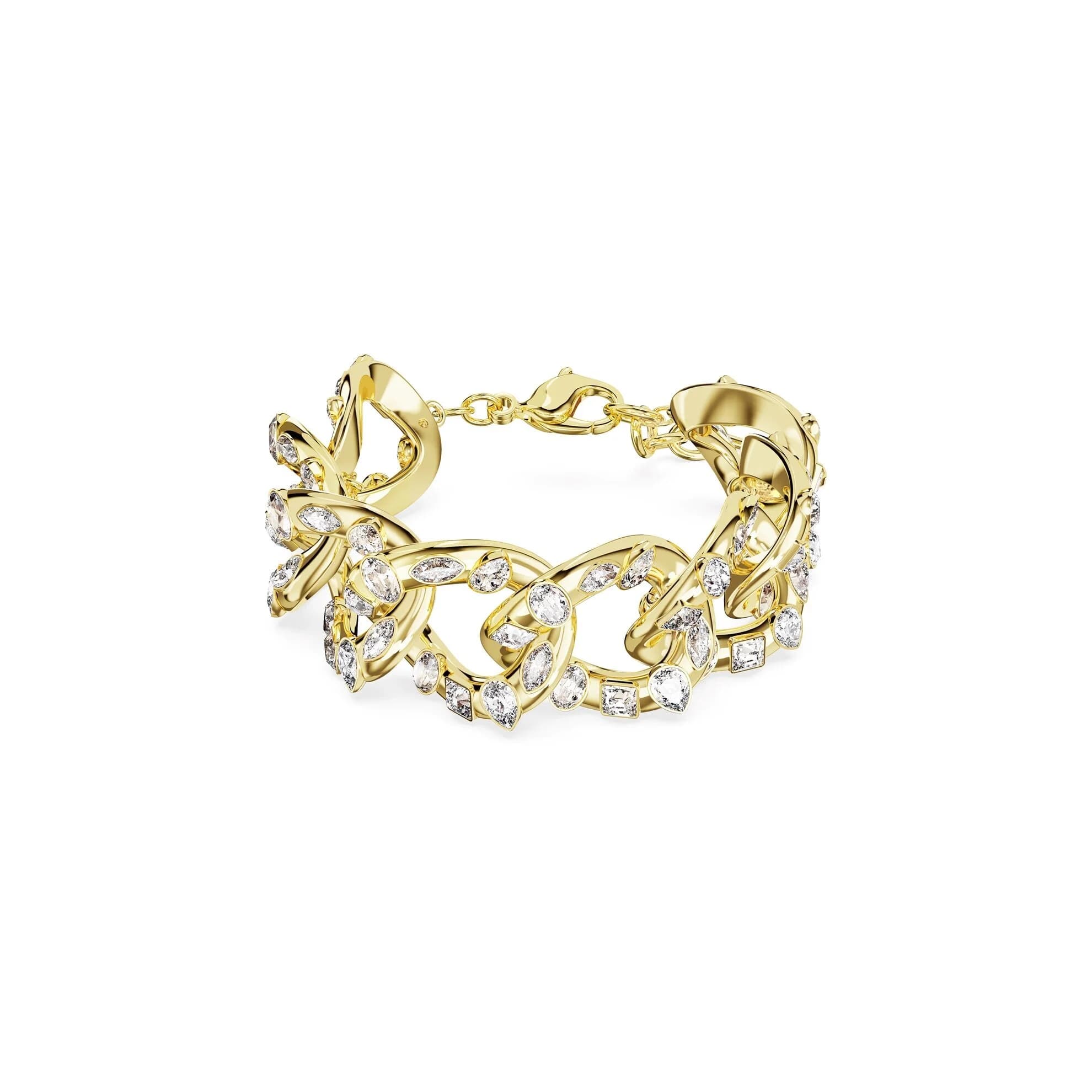 دستبند طلایی سواروسکی اورجینال Swarovski Dextera Bileklik 5666027 — تصویر ۳