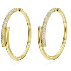 گوشواره طلایی سواروسکی اورجینال Swarovski Dextera halka küpeler 5671808