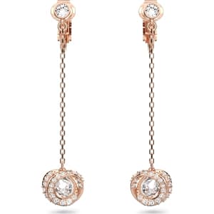 گوشواره رز گلد سواروسکی اورجینال Swarovski Generation Klipsli Küpeler 5636508