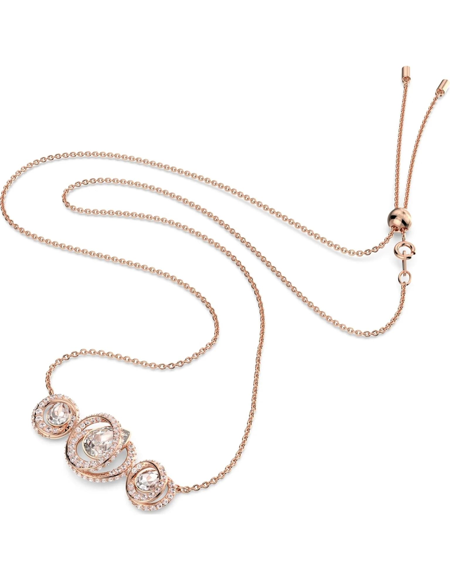 گردنبند رزگلد سواروسکی اورجینال Swarovski Generation necklace 5636589 — تصویر ۴