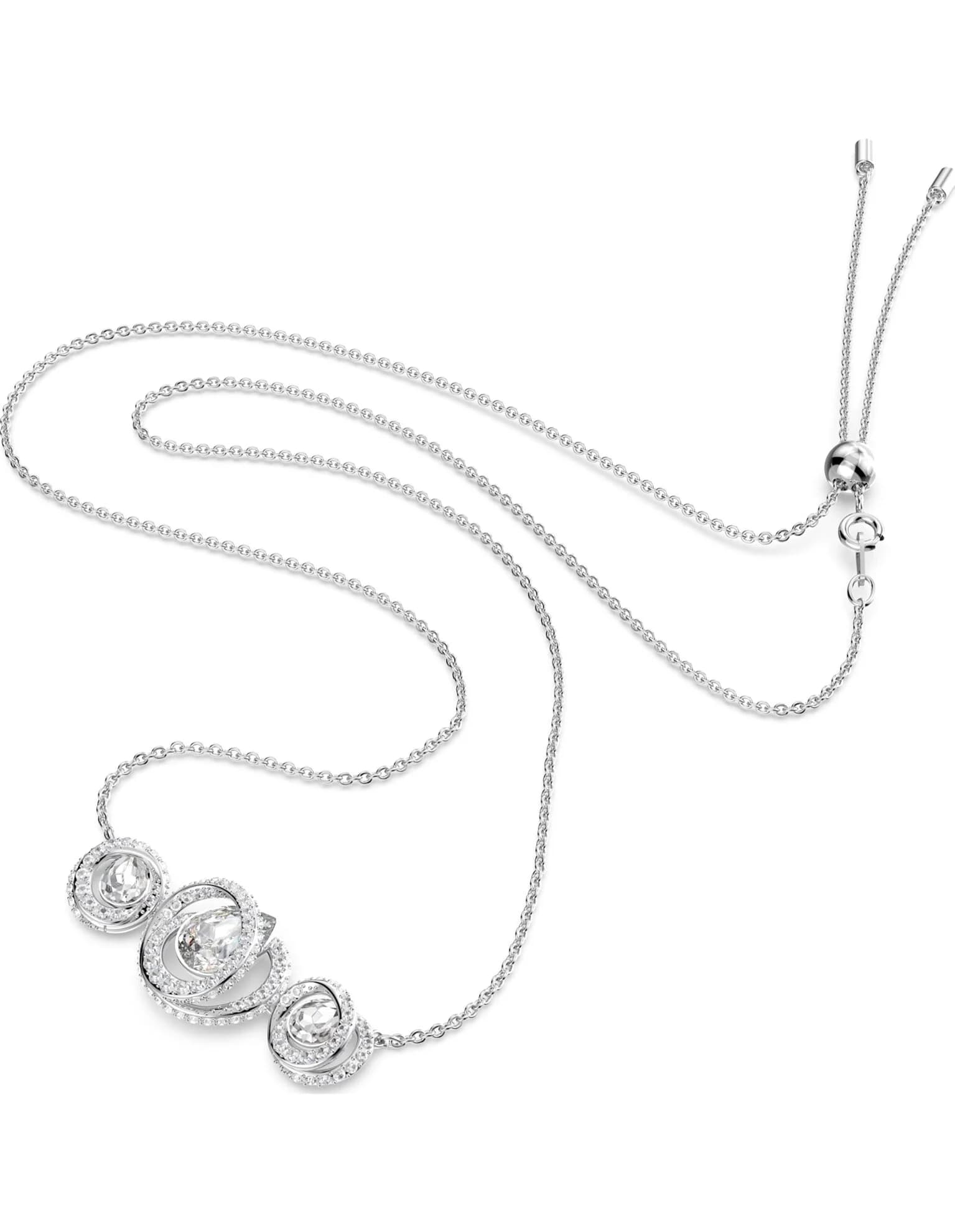 گردنبند سفید سواروسکی اورجینال Swarovski Generation necklace 5636587 — تصویر ۵