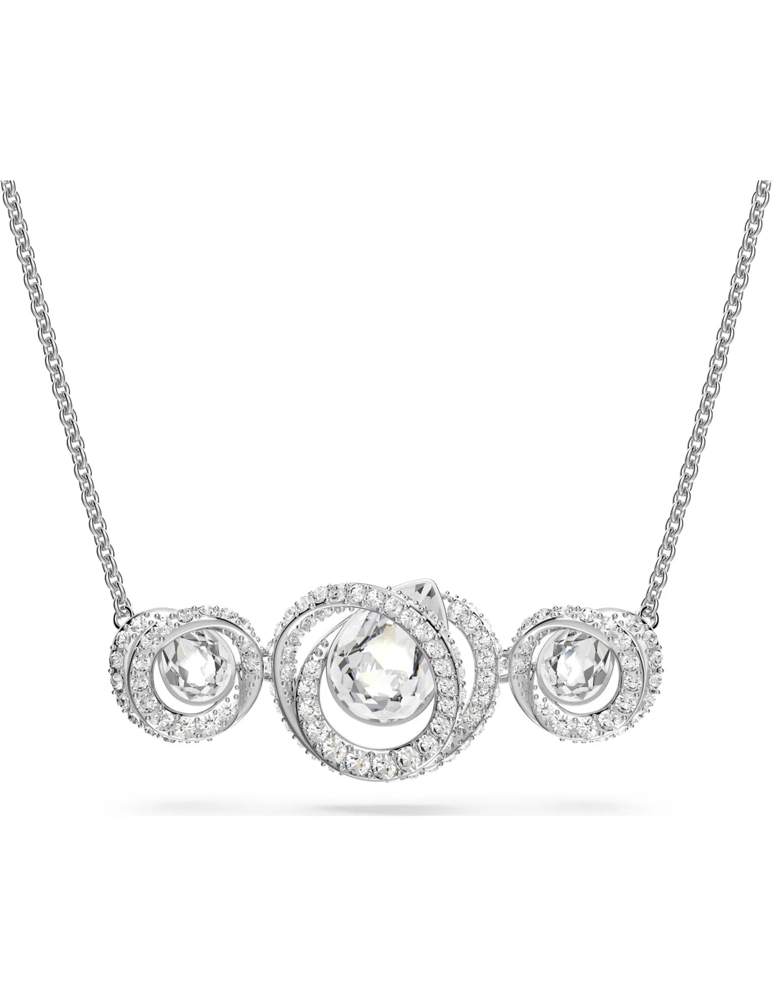 گردنبند سفید سواروسکی اورجینال Swarovski Generation necklace 5636587 — تصویر ۲