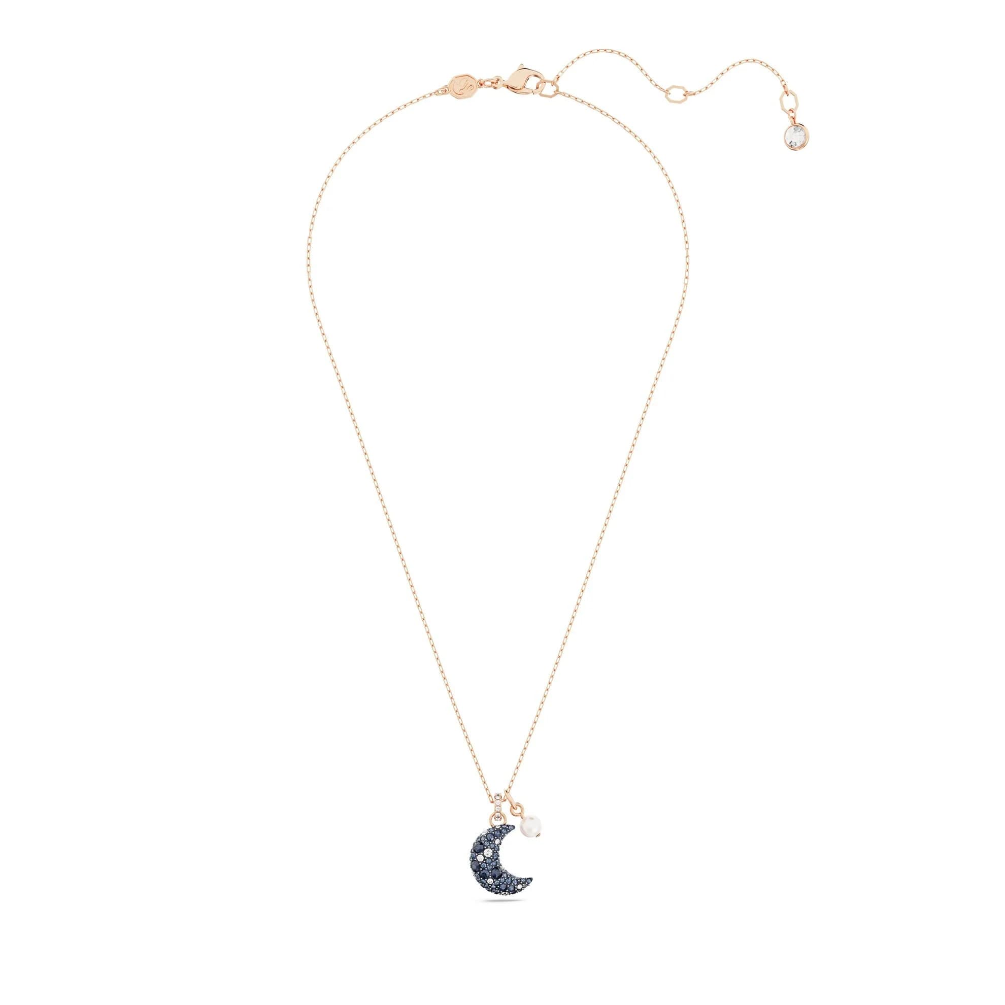 گردنبند مشکی سواروسکی اورجینال Swarovski Luna Kolye 5671585 — تصویر ۴