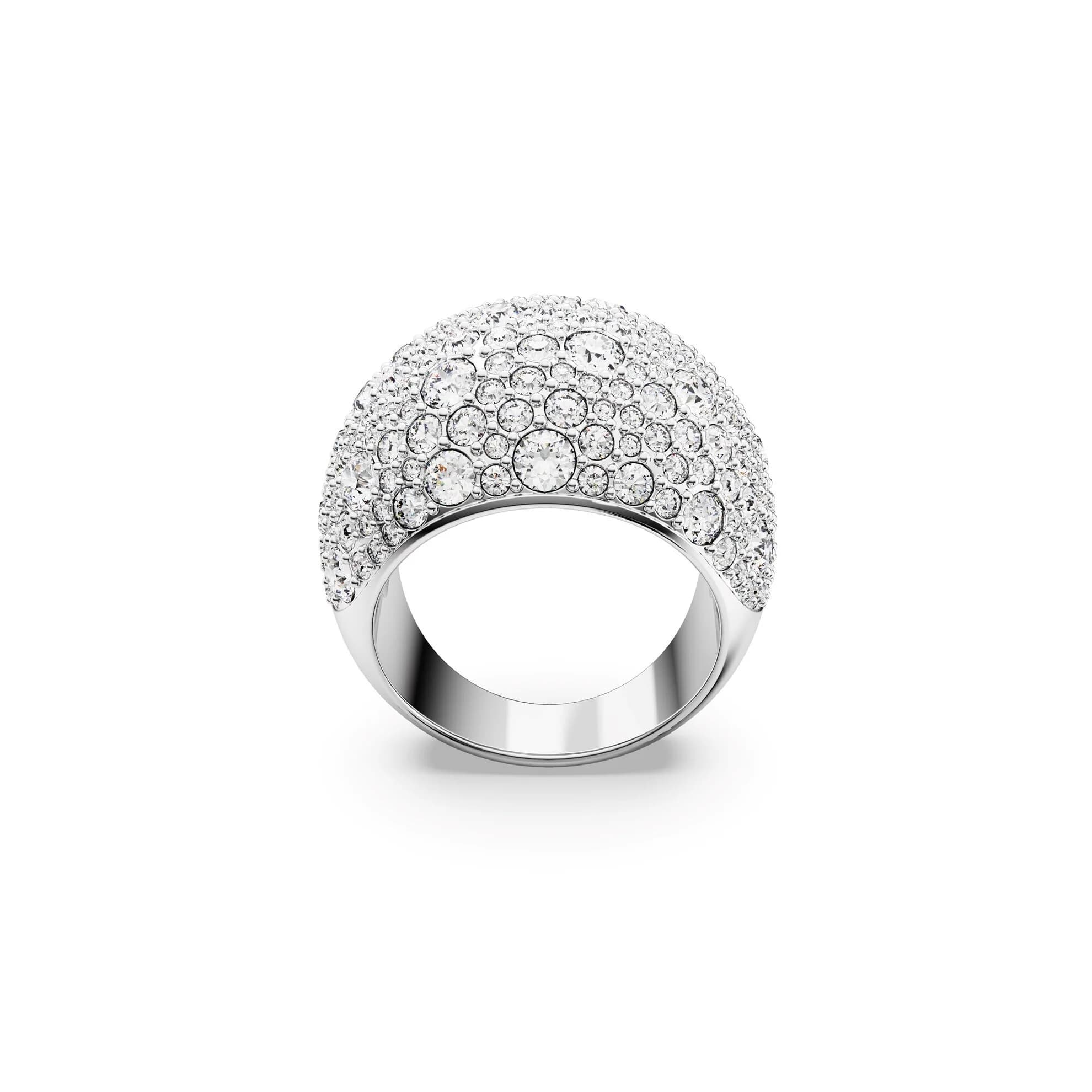 انگشتر سفید سواروسکی اورجینال Swarovski Luna Kokteyl Yüzüğü — تصویر ۵