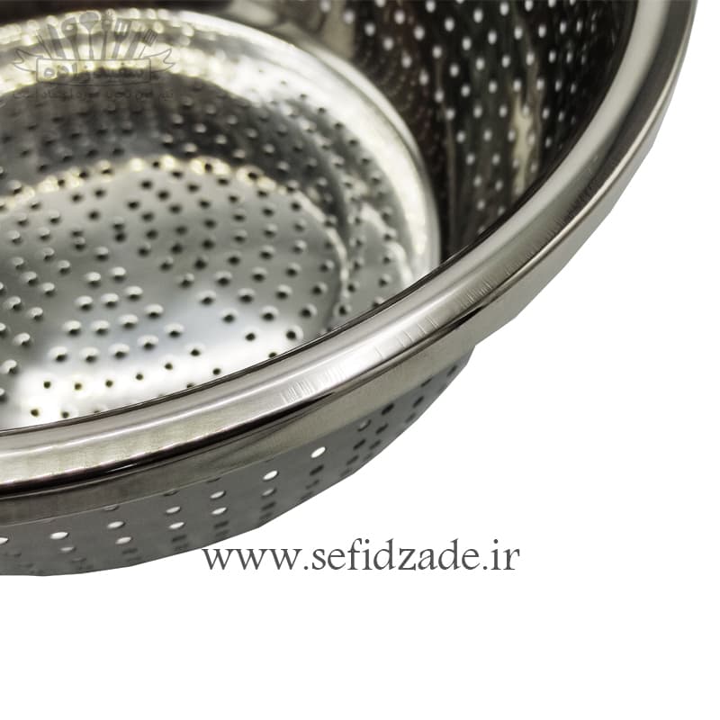 آبکش استیل دسته دار مایریاد سایز 22 سانتی — تصویر ۴