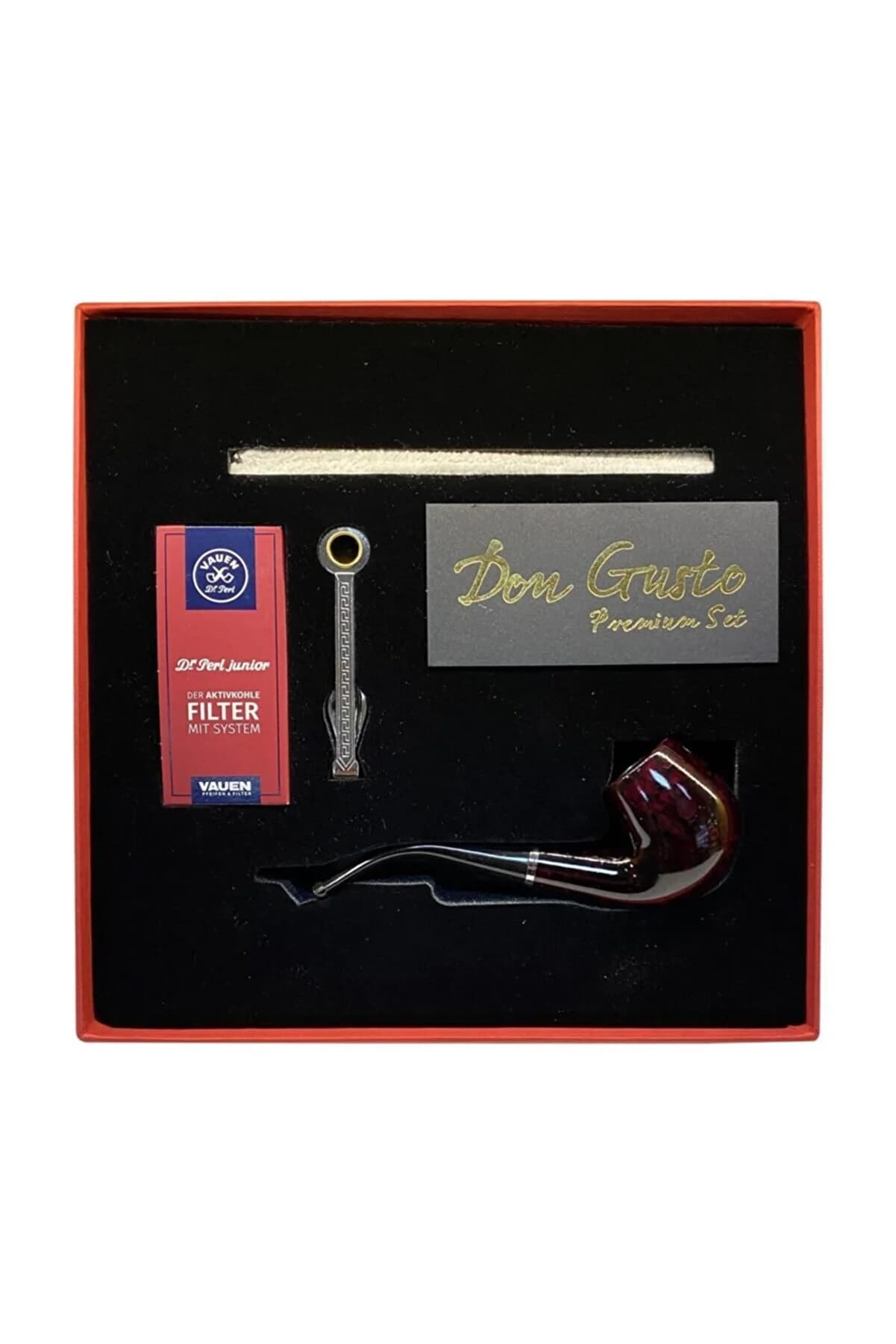 ست پیپ دن گوستو Don Gusto Pipe set Bordo 15727 — تصویر ۲
