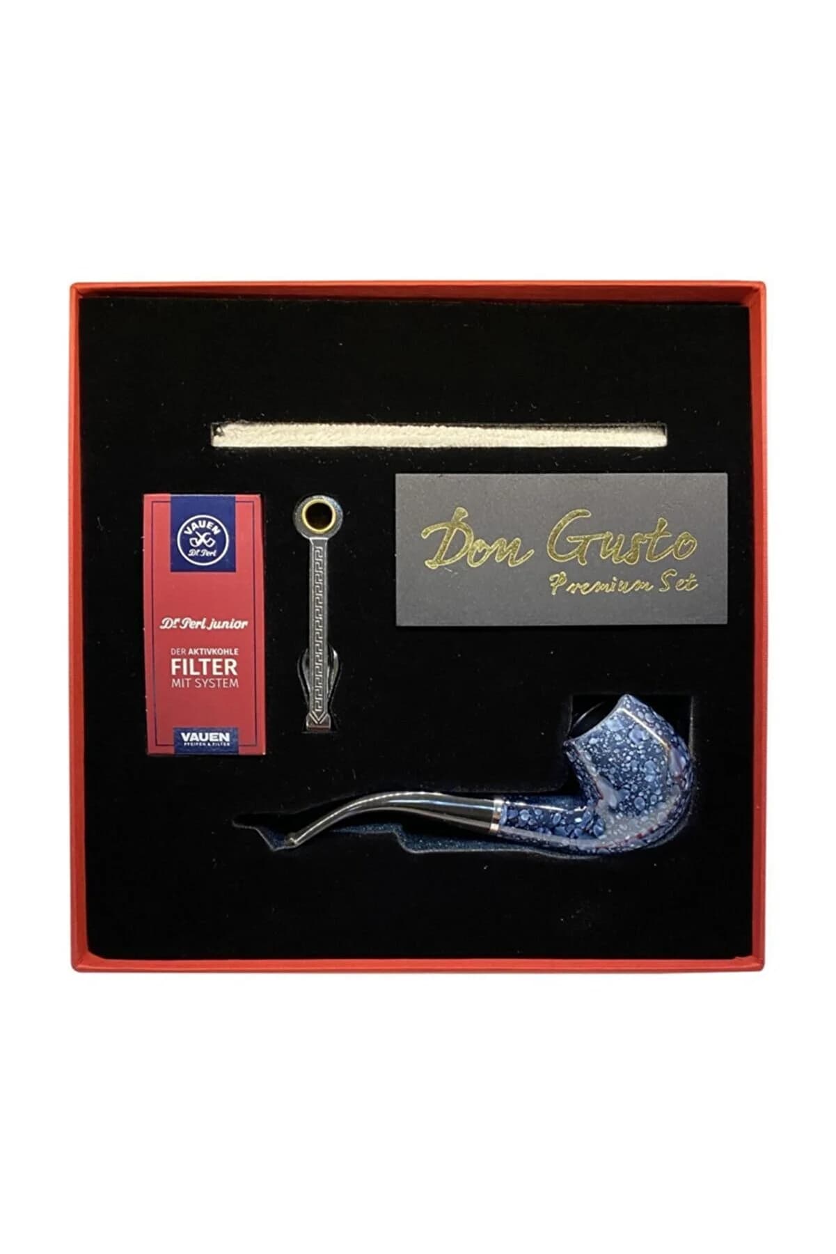ست پیپ دن گوستو Don Gusto Pipe set Black 15728 — تصویر ۲