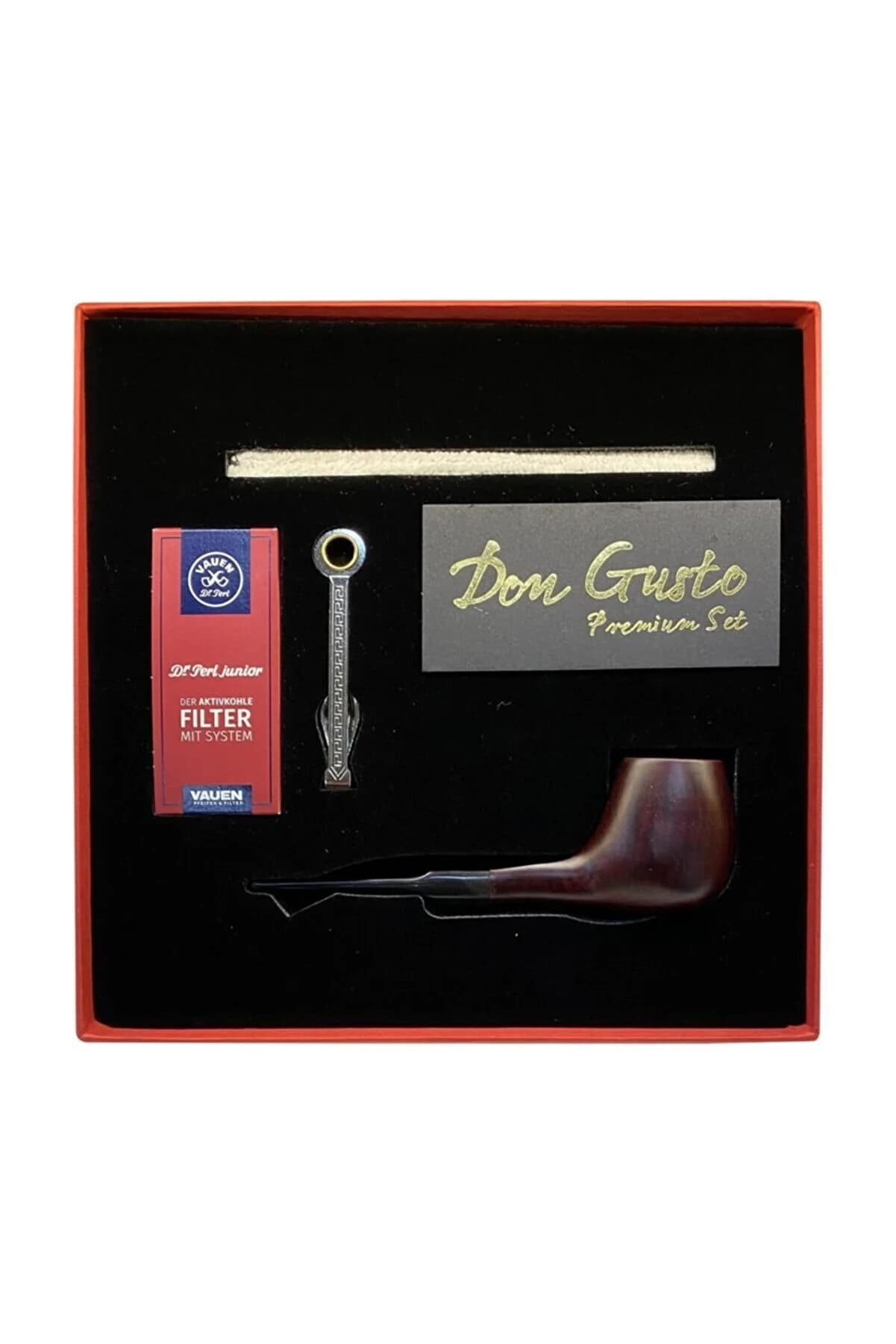 ست پیپ دن گوستو Don Gusto Pipe set Bordo 15718 — تصویر ۲