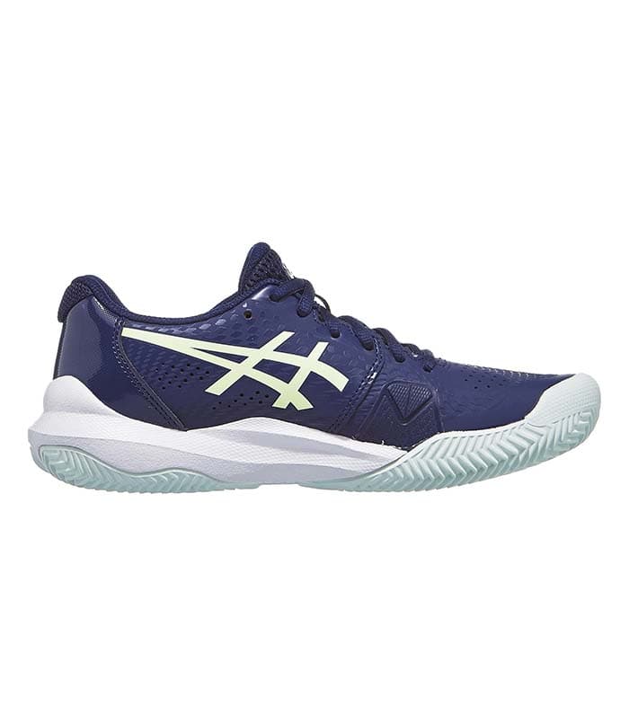 کفش تنیس زنانه اسیکس Gel Challenger 14 Clay Blue/Yellow — تصویر ۲