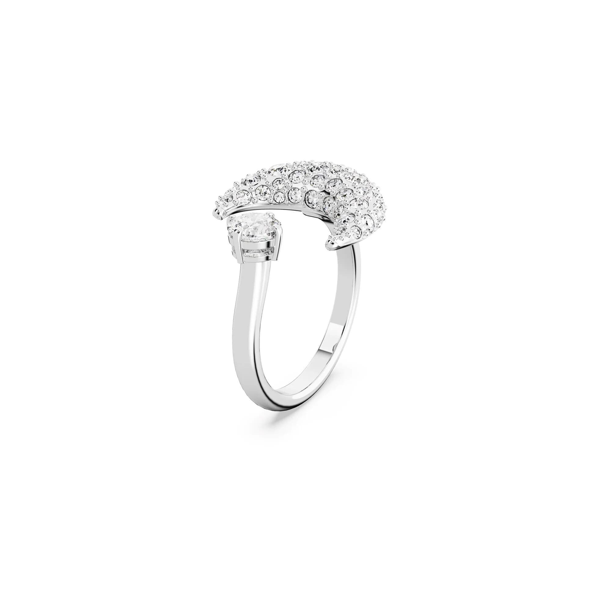 انگشتر سفید سواروسکی اورجینال Swarovski Luna Açık Yüzük — تصویر ۵