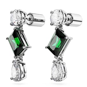 گوشواره سبز سواروسکی اورجینال Swarovski Mesmera damla küpeler 5665878