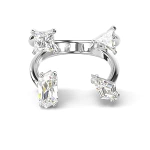 انگشتر سفید سواروسکی اورجینال Swarovski Mesmera Açık Yüzük