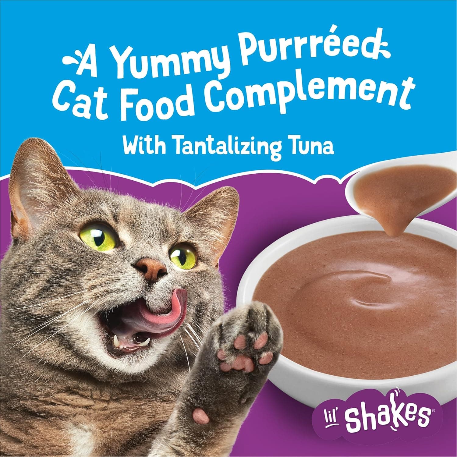 سوپ گربه فریسکیز طعم ماهی تن Friskies lil’ shakes tuna — تصویر ۳