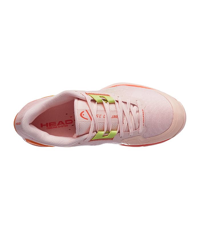 کفش تنیس زنانه هد Sprint Pro 3.5 Clay Salmon/Lime — تصویر ۴