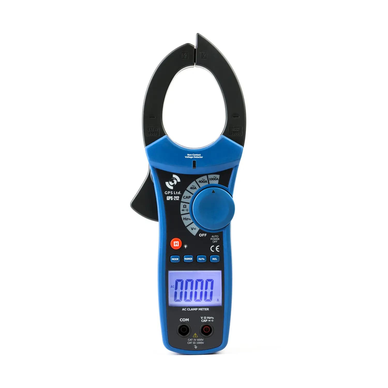 آمپرمتر کلمپی 1000A AC جی‌پی‌اس لیمیتد مدل GPS-212 — تصویر ۲