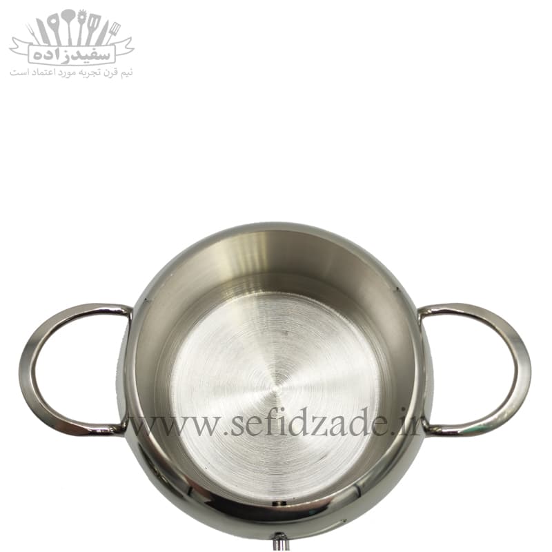 کتری و قوری استیل دستی لوکس دسته استیل 3 لیتری — تصویر ۳