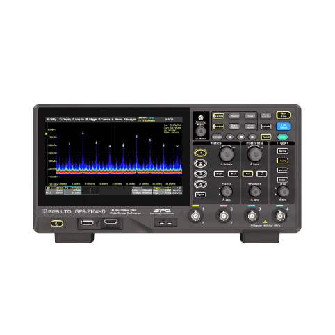 اسیلوسکوپ 100MHz چهار کاناله جی پی اس GPS-2104HD