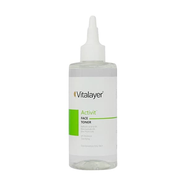 تونر پاک کننده صورت ویتالیر مدل اکتی ویت ۲۰۰ میلی لیتر | Vitalayer Activit Face Toner 200 ml