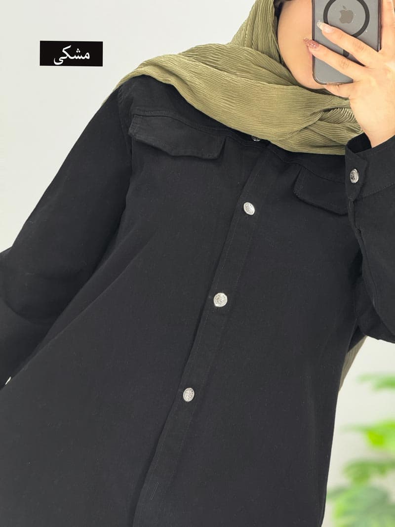 مانتو کتان آنوشا کد 75959