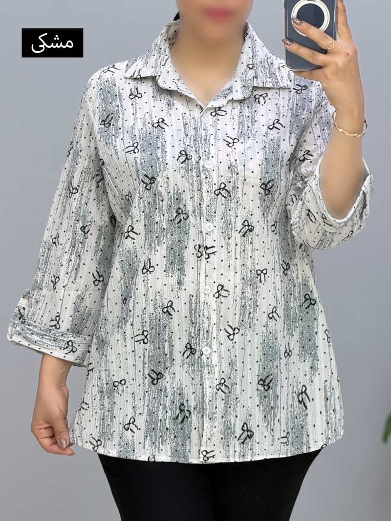 شومیز یقه مردانه کراش پارادیس کد 329930 — تصویر ۵