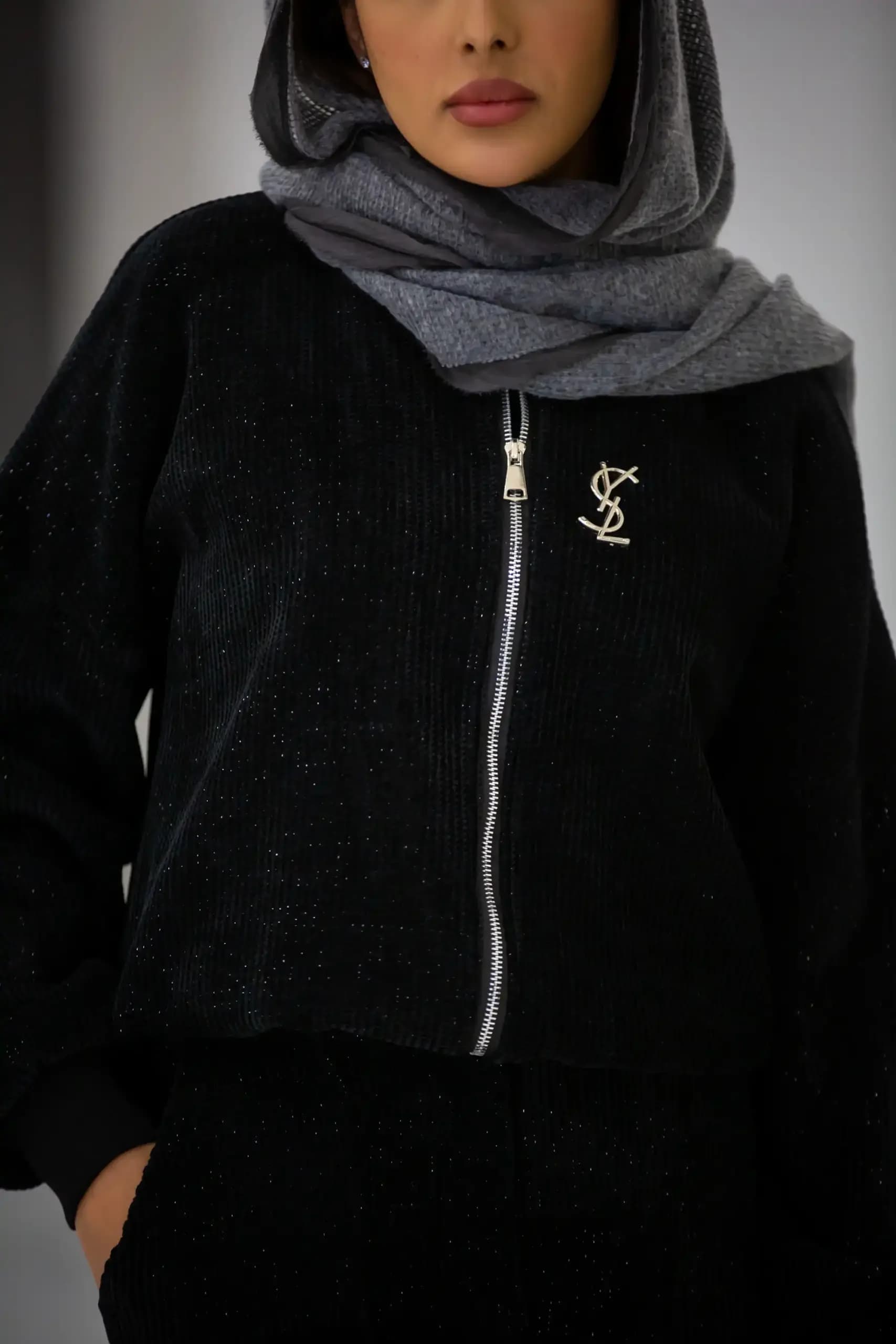 بامبر زنانه طرح YSL — تصویر ۳