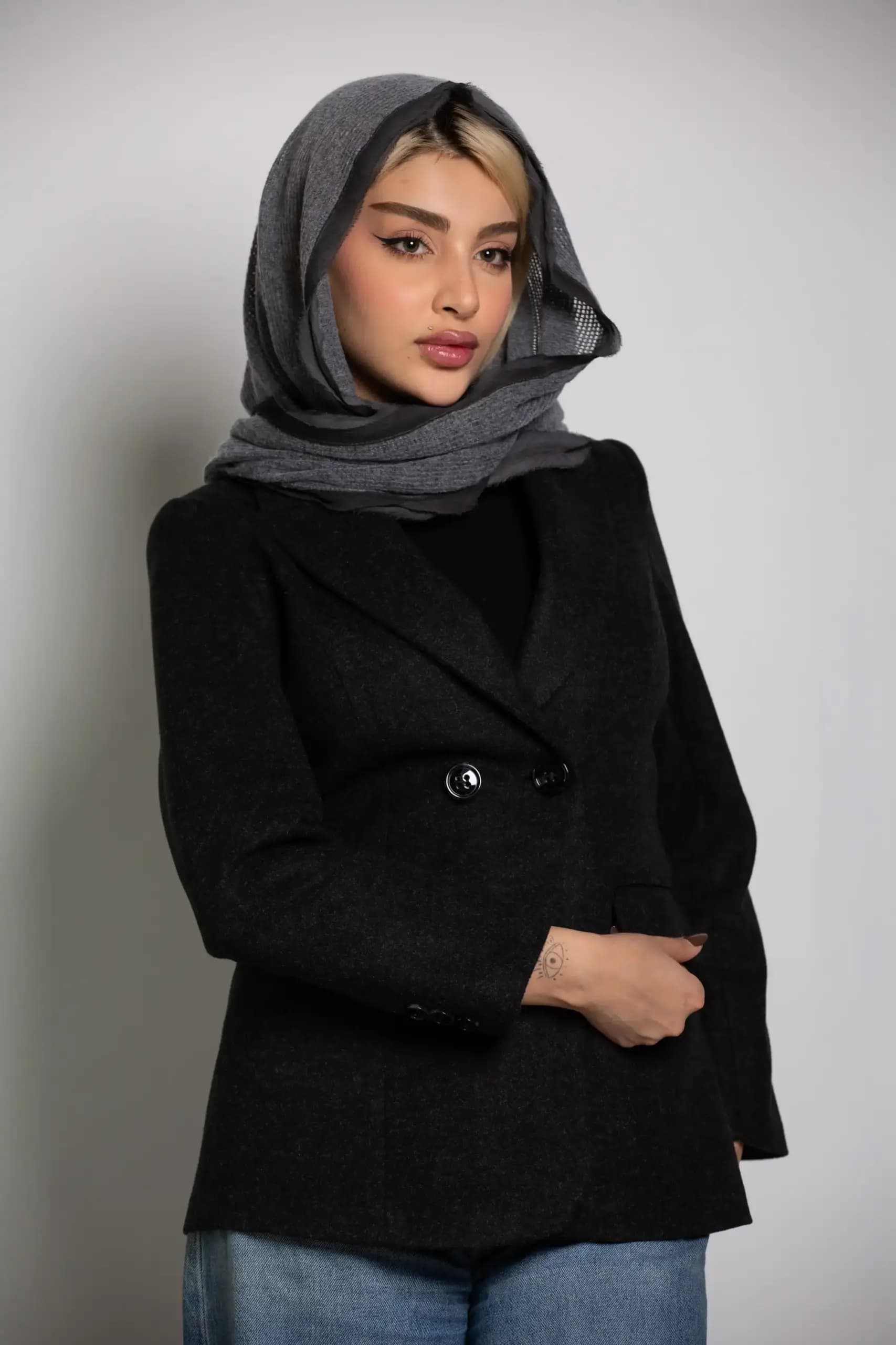 کت زنانه فوتر یقه بلیزر بنیتا — تصویر ۸
