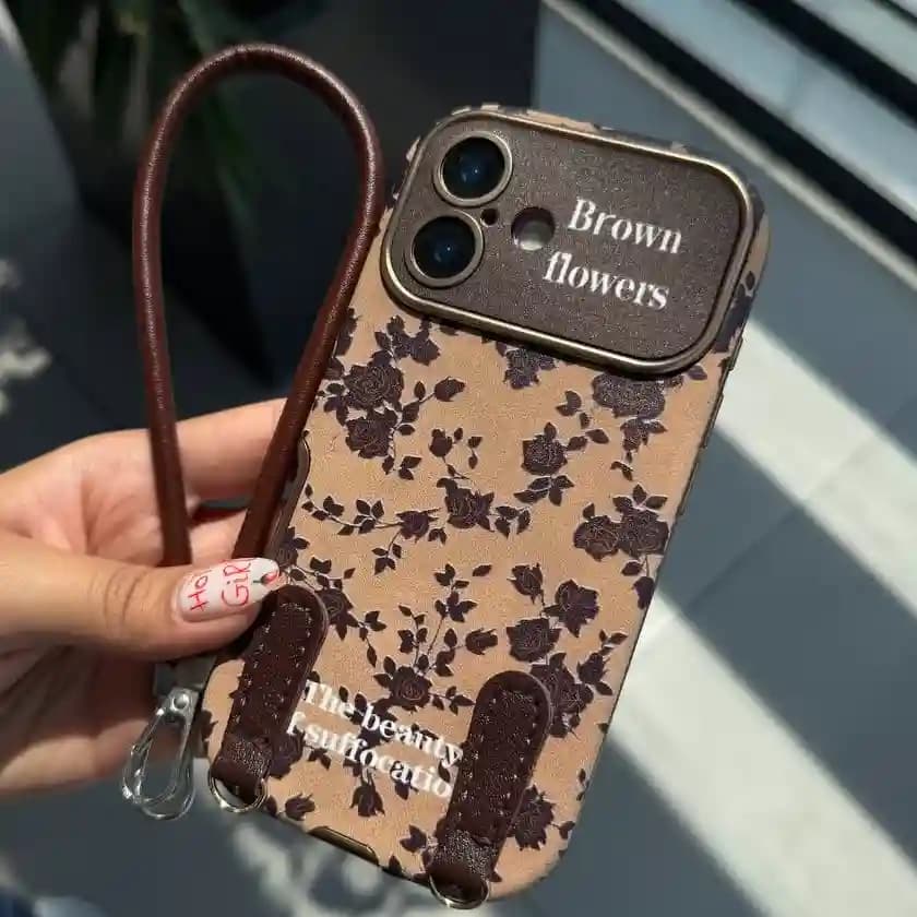 قاب brown flowers آیفون — تصویر ۵