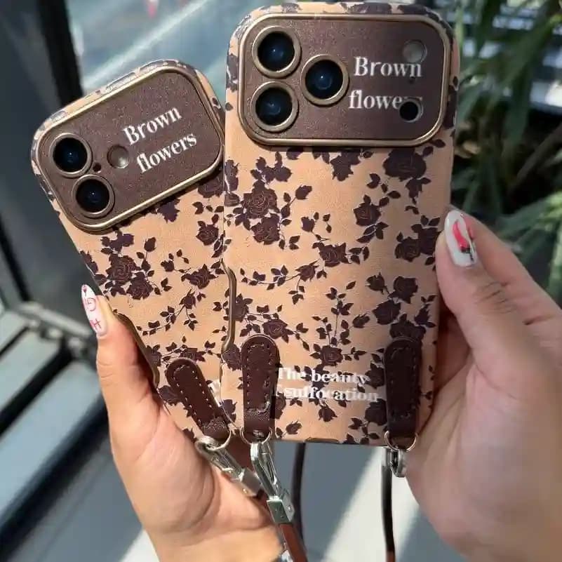 قاب brown flowers آیفون
