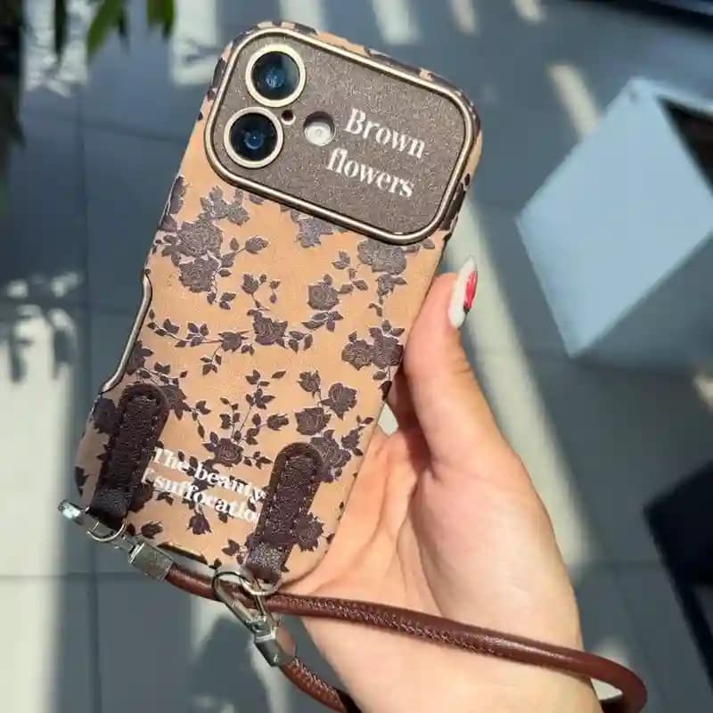قاب brown flowers آیفون — تصویر ۴