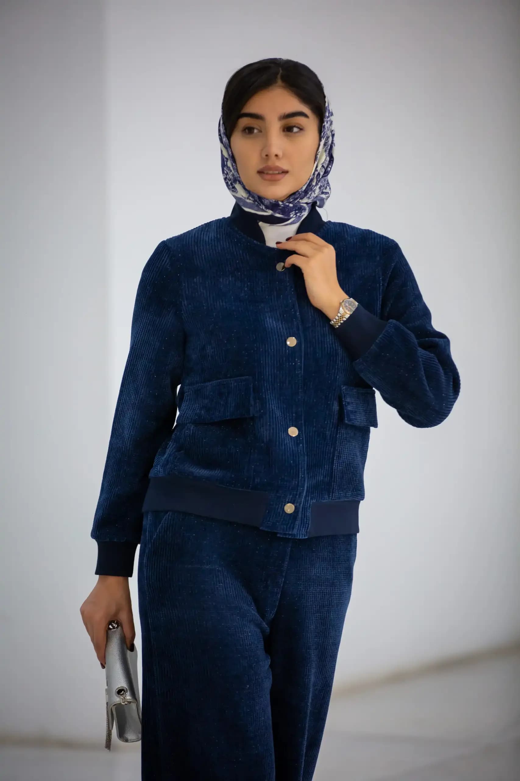 بامبر زنانه بیسکوئیتی دوجیب — تصویر ۸