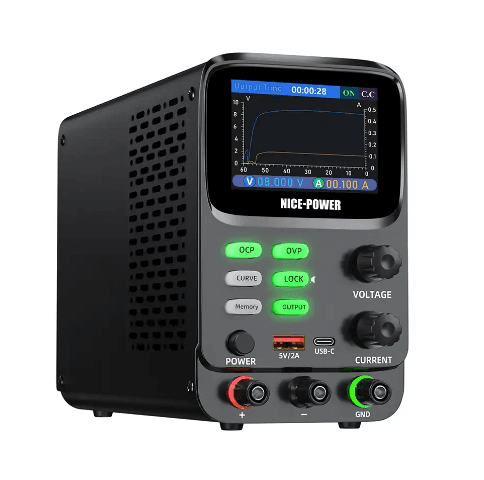 منبع تغذیه حافظه دار 30 ولت 5 آمپر نایس پاور Nice-Power SPPS-K305 — تصویر ۲