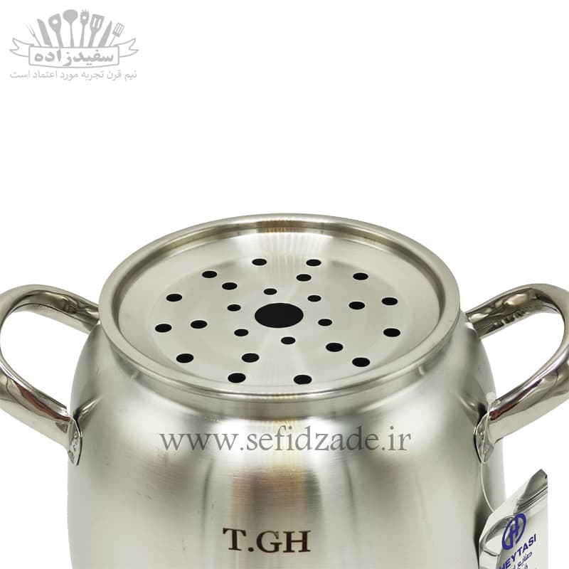 کتری شیردار کف چدن قیطاسی پاسارگاد 5.5 لیتری 6006 — تصویر ۳