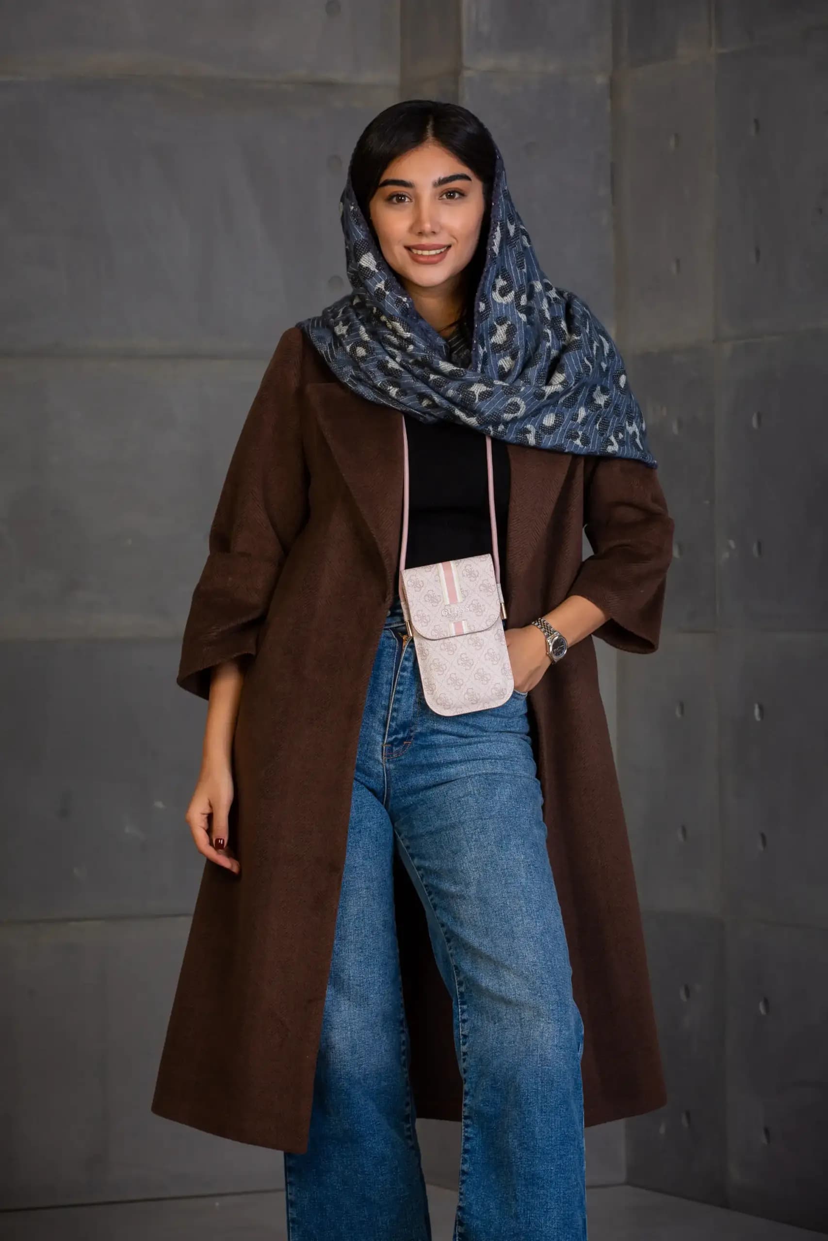 پالتو جناقی بلند یقه E — تصویر ۵