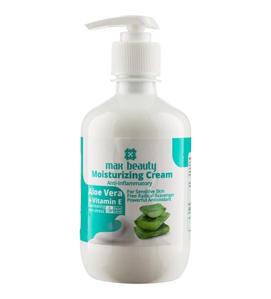 دینا کرم آلوورا مرطوب کننده پمپی مکس بیوتی ۲۰۰ میلی لیتر | Max Beauty AloeVera Moisturizing Cream 200ml