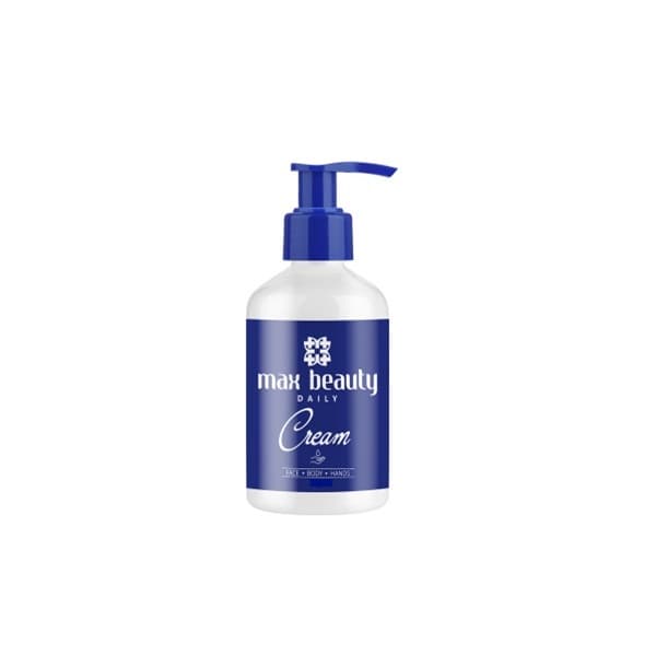 کرم روزانه دست و صورت و بدن پمپی مکس بیوتی ۴۰۰ میلی لیتر | Max Beauty Daily Hand And Face And Body Cream 400ml