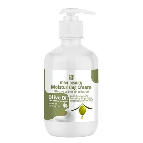کرم مرطوب کننده پمپی زیتون مکس بیوتی ۴۰۰ میلی لیتر | Max Beauty Olive Oil Moisturizing Cream 400ml