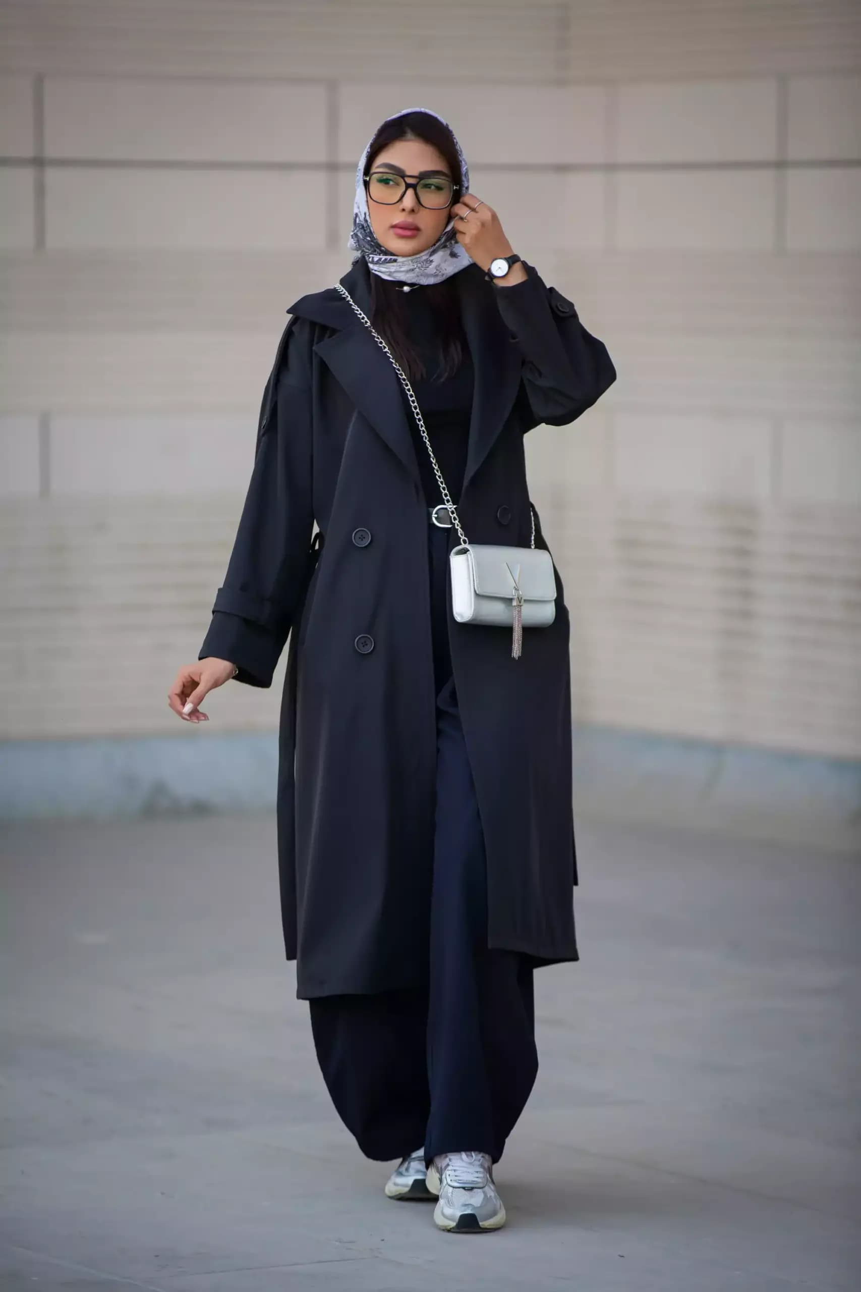 مانتو بارانی بلند کاملیا — تصویر ۵