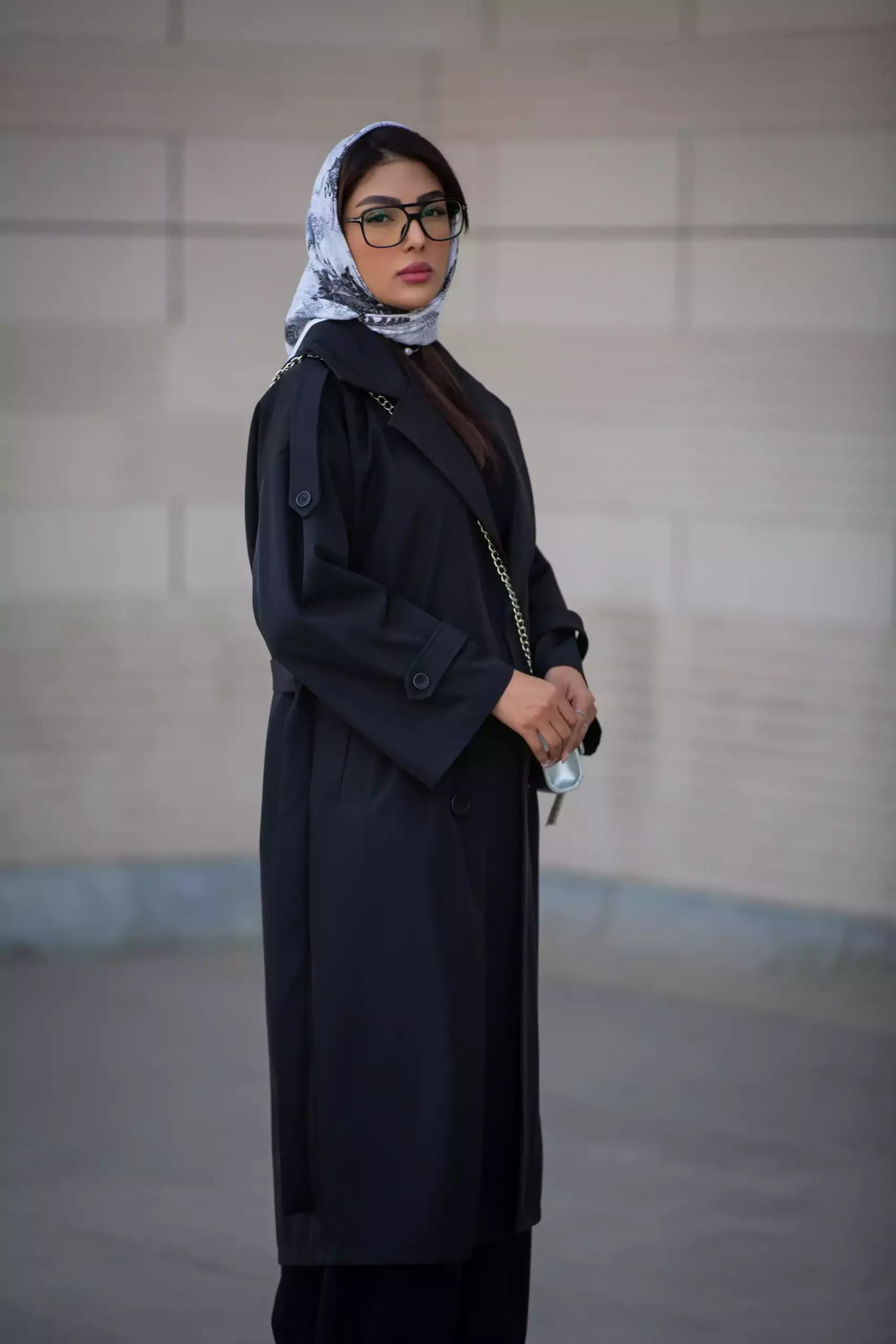 مانتو بارانی بلند کاملیا — تصویر ۳